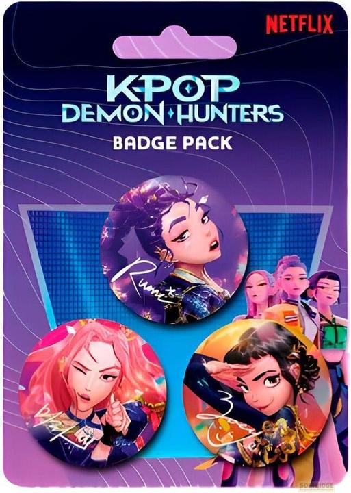 Pyramid KPop Demon Hunters Ansteck-Buttons 3er-Pack
