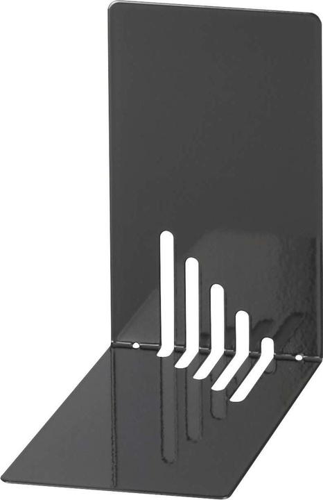 Wedo Buchstütze (B)140 x (T)140 x (H)85 mm, schwarz aus Metall, kunststoffbeschichtet (8.5 x 14 x 14 cm)
