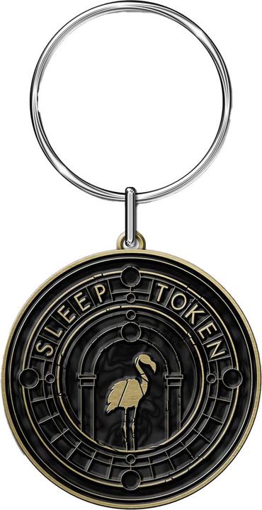 Actual product image Sleep Token Even In Arcadia Crest Keyring