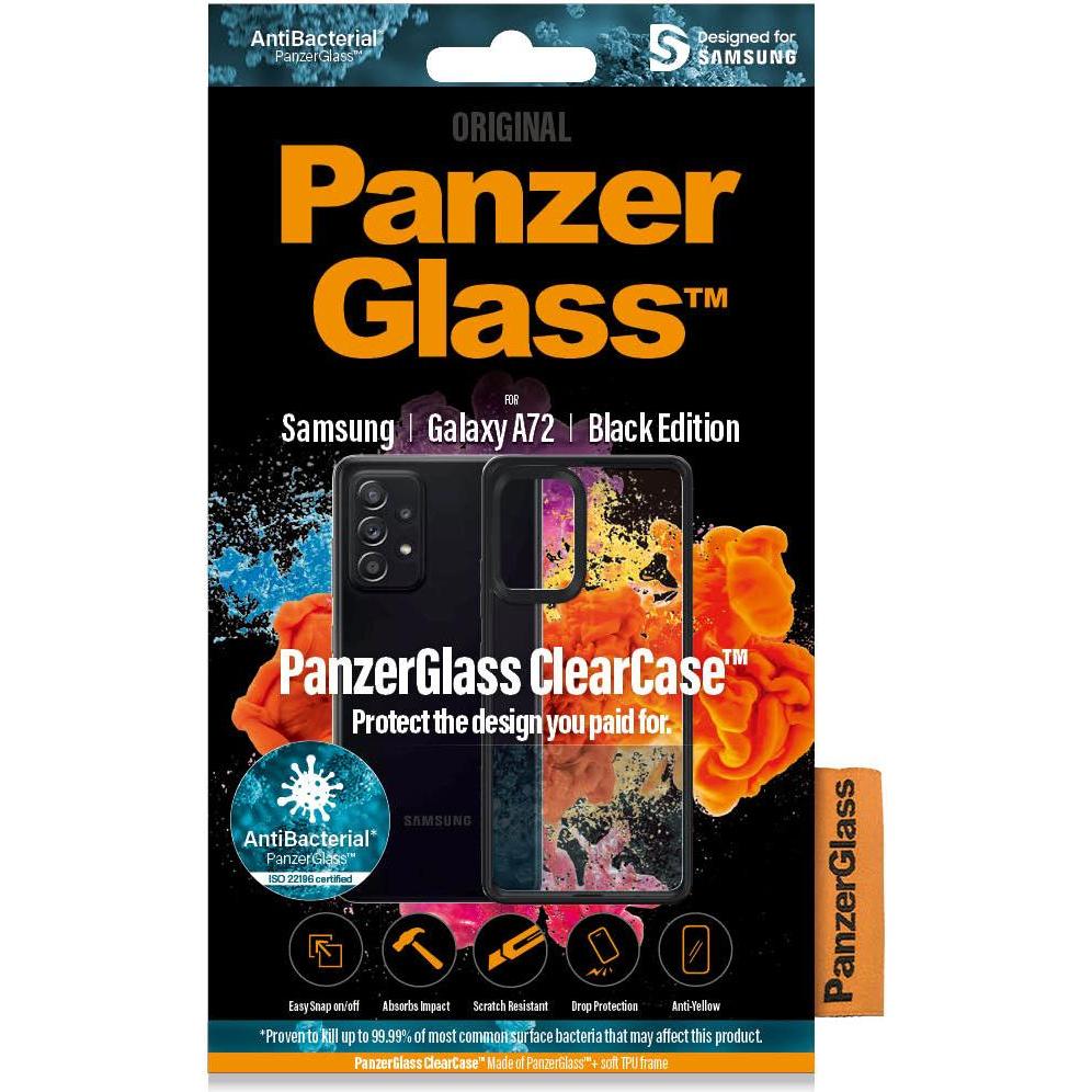 Thumbnail - PanzerGlass 0296 Handy-Schutzhülle Transparent (Samsung Galaxy A72), Smartphone Hülle, Transparent