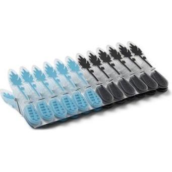 G.Funder Plast tjklemme med gummigreb, 12 stk., Utensili pulizia