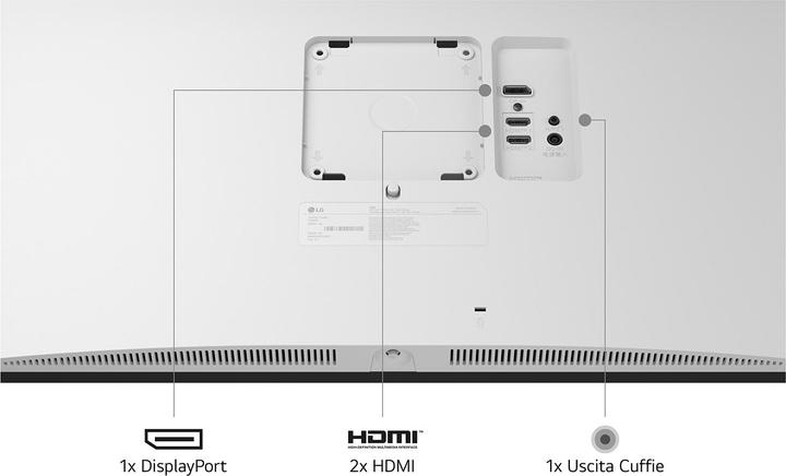 Actual product image LG 27US550-W (3840 x 2160 Pixels, 27")