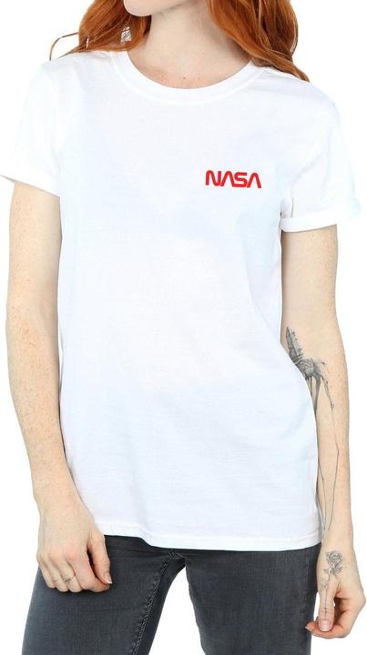 Immagine prodotto Nasa Modern Logo Chest Maglietta Ampia Donna (3XL)