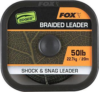 Produktbild Fox Rage 3er-set geflochtene vorfächer naturals leader (18.10 kg)