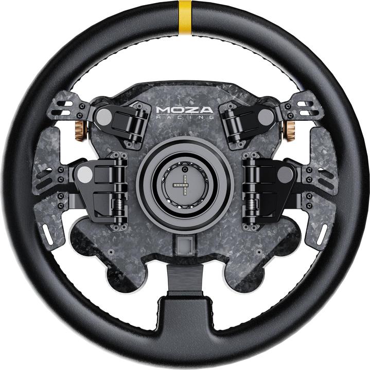 Actual product image Moza Racing kiegészítő - CS PRO Kormánykerék (Dual Clutch, RGB, 2,99 inch kijelző, 325mm) (PC)