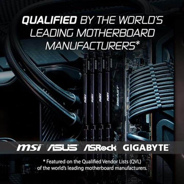 Image du produit Kingston 8GB DDR5 6000MT/S CL30 DIMM (1 x 8GB, 6000 MHz, RAM DDR5, DIMM)