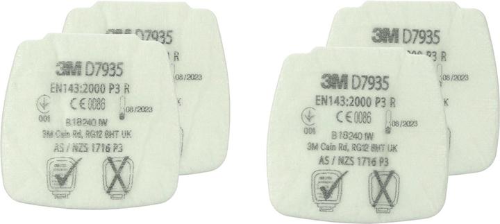 3M Secure Click deeltjesinzetfilter (Vervangend ademhalingsfilter)