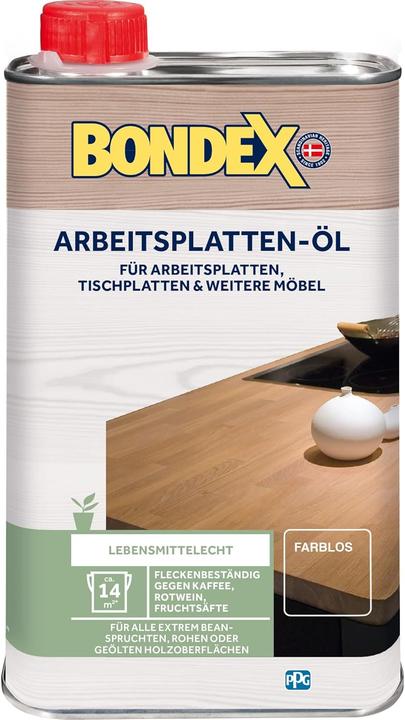 Image du produit Bondex Arbeitsplatten-Öl (Incolore, 0.25 l)