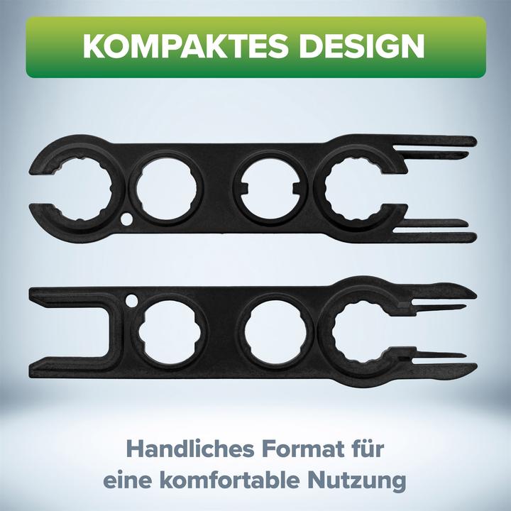 Produktbild InLine Montageschlüssel für Solarstecker (MC4 / PV4) 2er Set (Solaranlage Montagematerial)