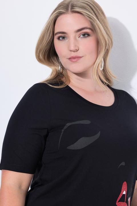 Produktbild Miamoda T-Shirt, A-Linie, Frauen-Motiv, Glitzersteinchen (58)