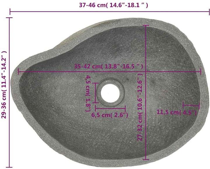 Actual product image vidaXL Kennet (460 mm, 350 mm)