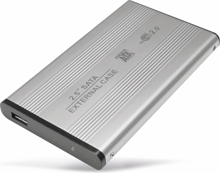 Actual product image LogiLink UA0106A - Enclosure for HDD 2.5 SATA USB 3.0 Silver (2.5")