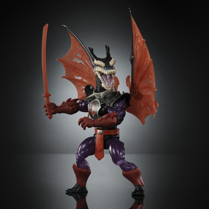 Actual product image Mattel MOTU x TMNT: Turtles of Grayskull action figure Mutated Ninjor 14 cm