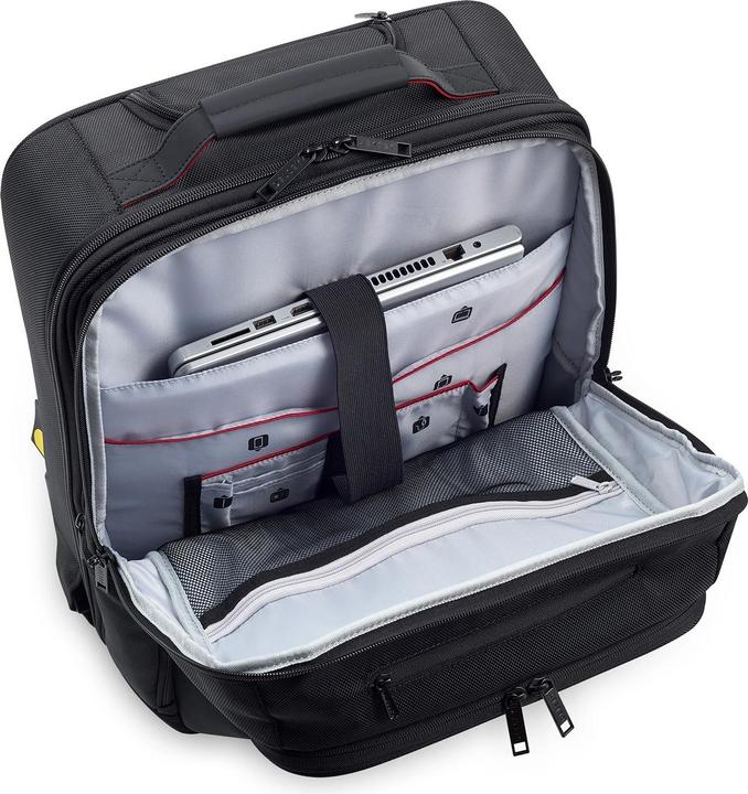 Image du produit Delsey Parvis Plus Backpack Trolley - 2 Compartiments - 17,3 pouces - Noir (35 l)
