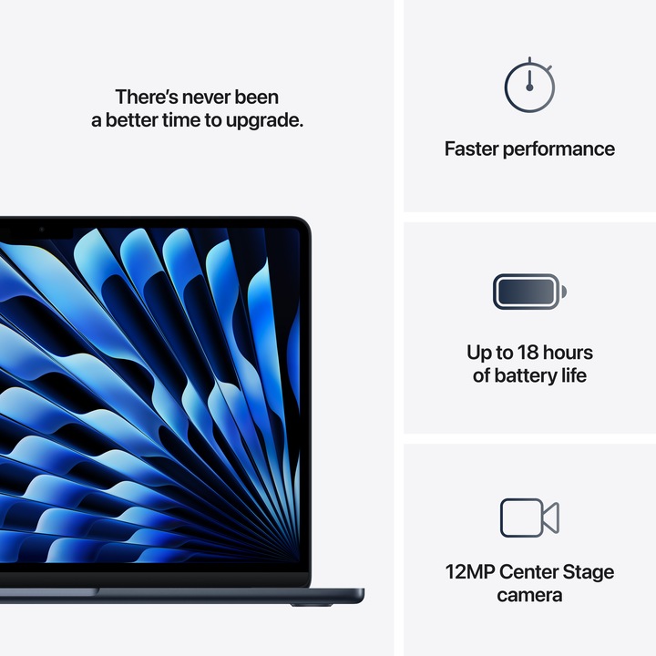 Produktbild Apple MacBook Air – 2025 (13.60", M4, 16 GB, 256 GB, CH)
