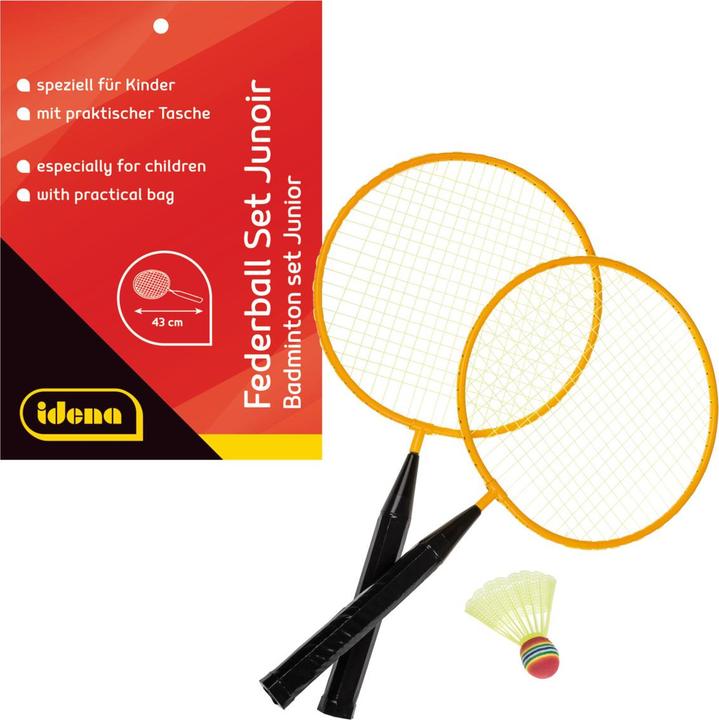Produktbild Idena Badmintonset Junior 2 Schläger + 1 Ball
