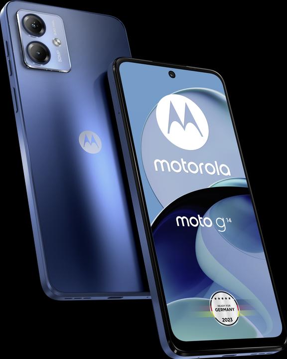 Actual product image Motorola Moto G14 (128 GB, Sky blue, 6.50", Dual SIM, 50 Mpx, 4G)