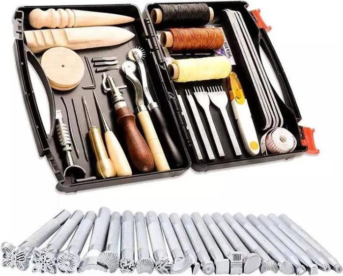Actual product image Ueli Express 48 in 1 leather working tool set