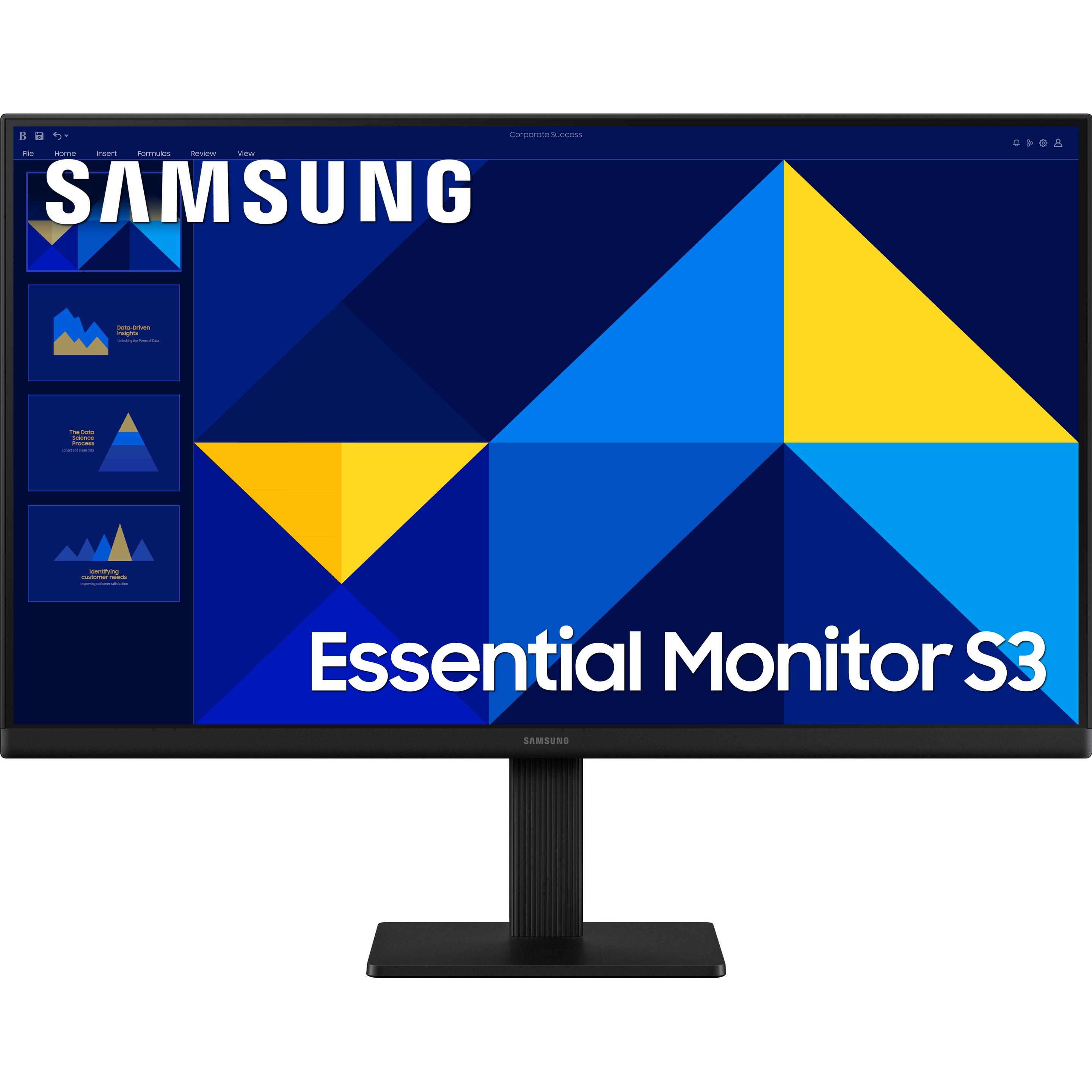 Samsung S24D304GAU (1920 x 1080 Pixel, 24"), Monitor, Schwarz