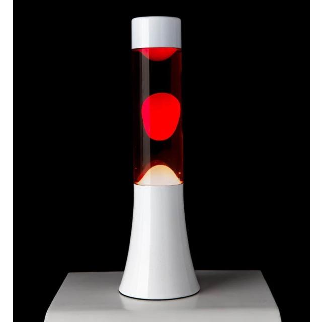 Image du produit Fisura Mini lampe à lave rouge et blanche