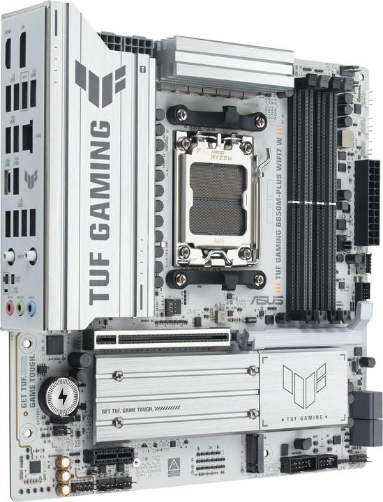 Produktbild ASUS MB TUF GAMING B850M-PLUS WIFI7 W (AM5, AMD B850, mATX)