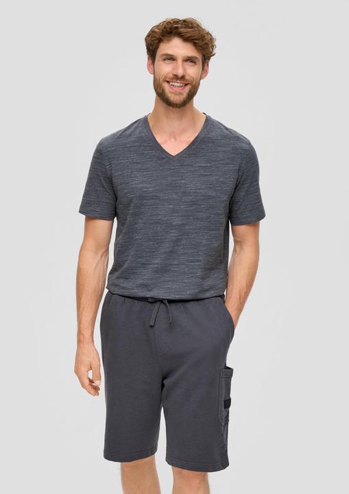 Actual product image S.Oliver Bermuda Lässige Sweatshorts aus Flammgarn mit Cargotasche (S)