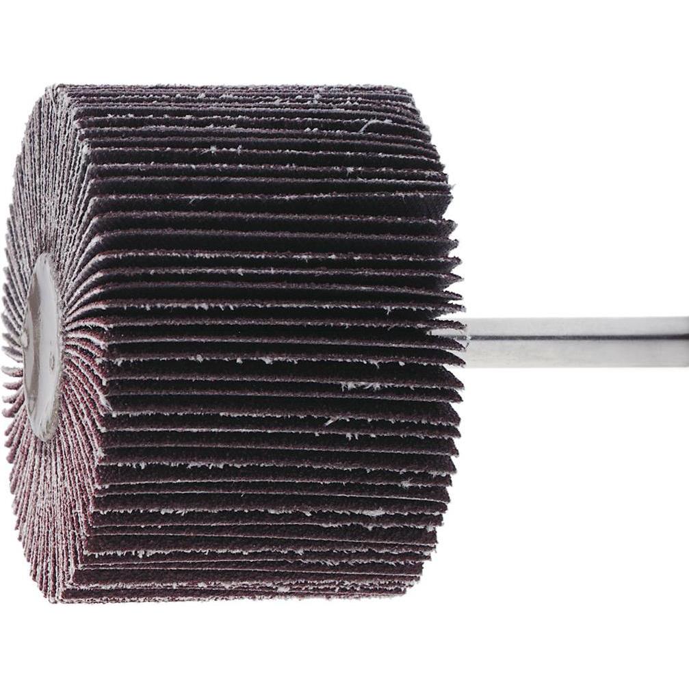 Lukas, Schleifmittel, Fächerschleifer 40 x 10 mm Normalkorund Korn 120 Schaft 6 mm (120)