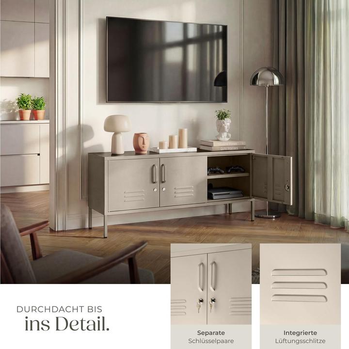 Image du produit tectake buffet (120 x 37.50 x 55.50 cm)
