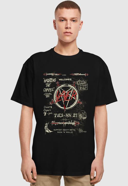 Produktbild Merchcode Slayer - Haunting 84 Flier Heavy Oversize Tee - 170497 (L)