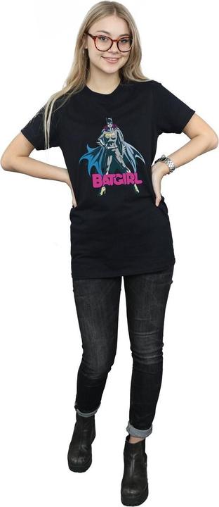 Actual product image Womens/Ladies Batgirl Pose Cotton Boyfriend T-Shirt (S)