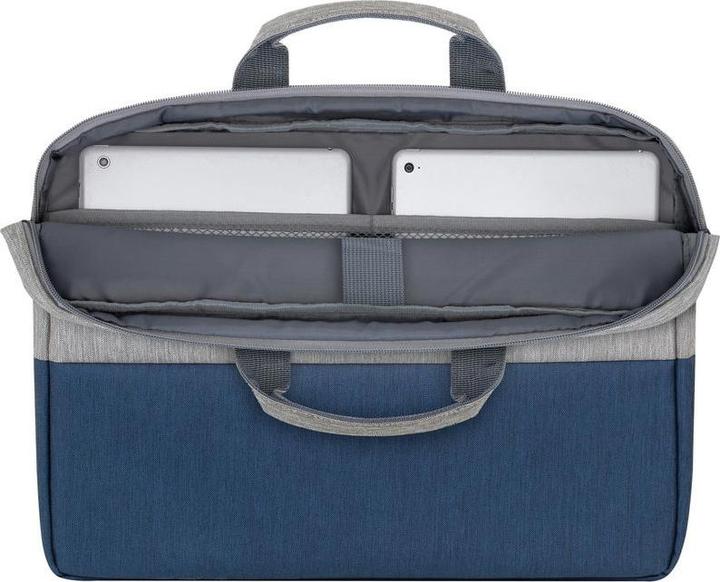 Produktbild Rivacase grey/dark blue anti-theft Laptop bag 15.6" (15.60", Universal)