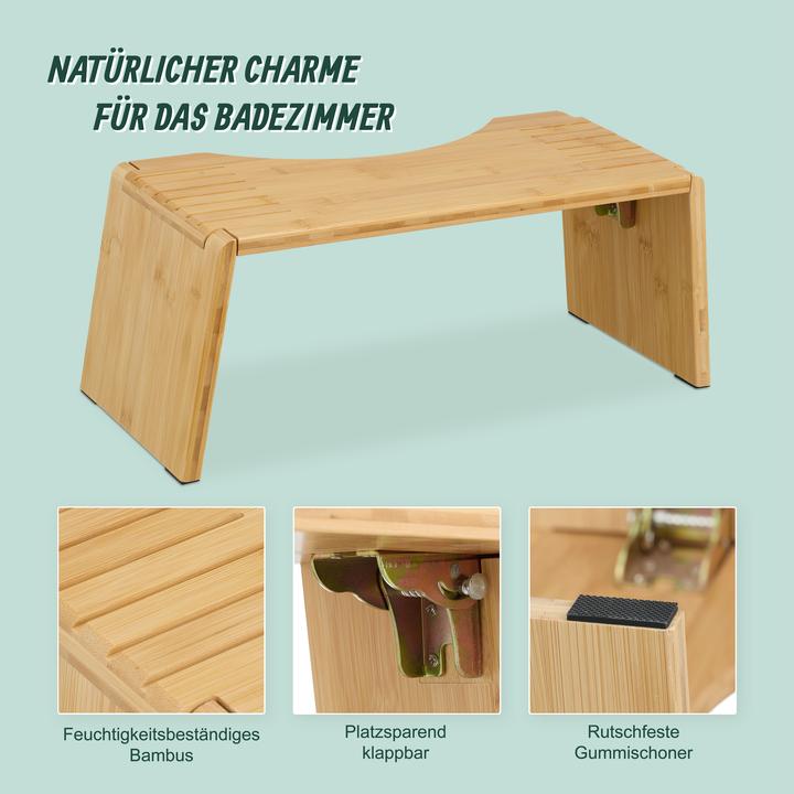 Actual product image Relaxdays Toilettenhocker