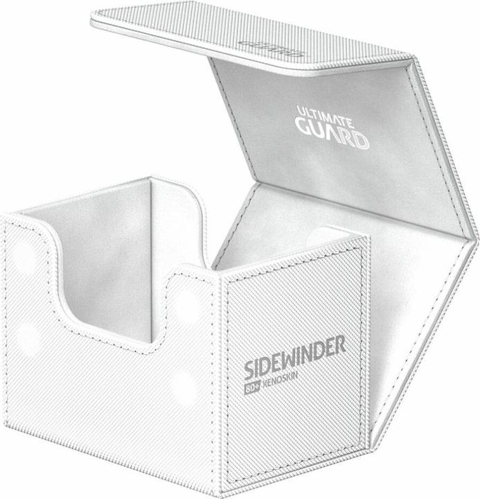 Ultimate Guard Card Box XenoSkin Sidewinder Monocolor 80+ White