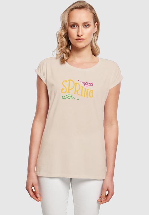 Produktbild Merchcode Ladies Spring text - Extended Shoulder Tee - 114199 (XL)