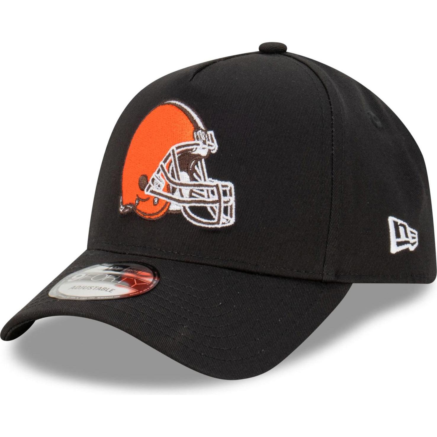 New Era, Herren, Cap, 9Forty A-Frame Cap - NFL Cleveland Browns schwarz, Schwarz, (One Size)