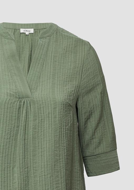 Actual product image S.Oliver Bluse Strukturierte Tunikabluse mit 3/4-Ärmeln (46)