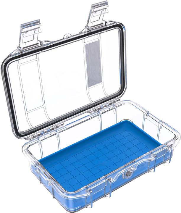 Produktbild Peli MicroCase M50, transparent mit blauer Auskleidung NF (Fotokoffer)