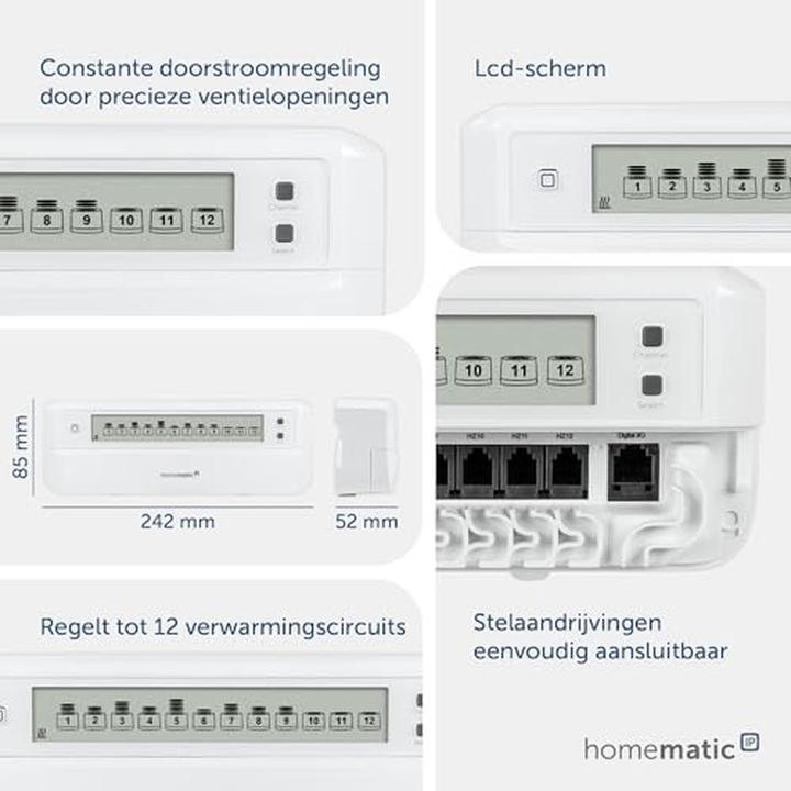 Actual product image Homematic IP Underfloor heating controller - 12-way