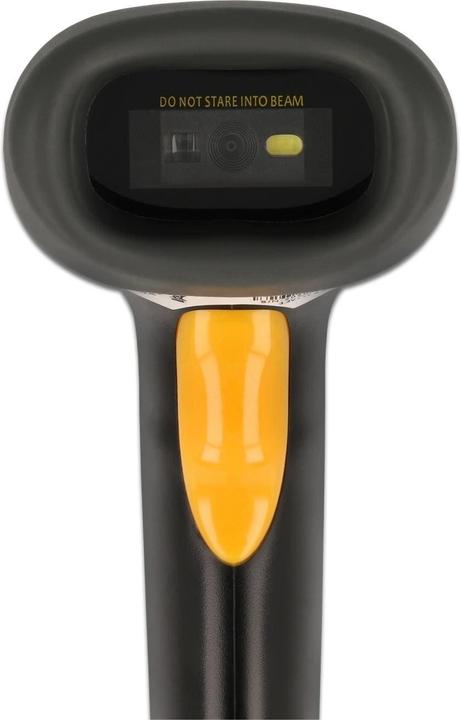 Actual product image Delock 2.4 GHz barcode scanner 1D and 2D with charging station - Multilingual (1D barcodes, 2D barcodes, QR Code)