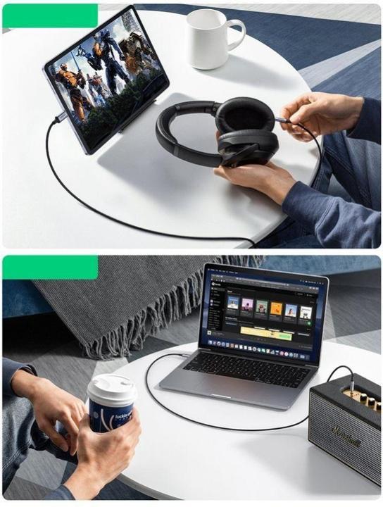 Produktbild Ugreen USB C — 3.5mm (1 m, 3.5mm Klinke (AUX))