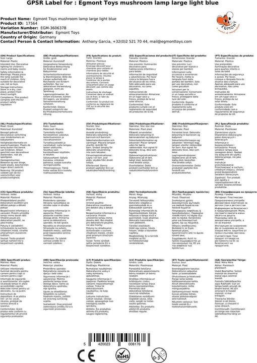 Image du produit Egmont Grand champignon