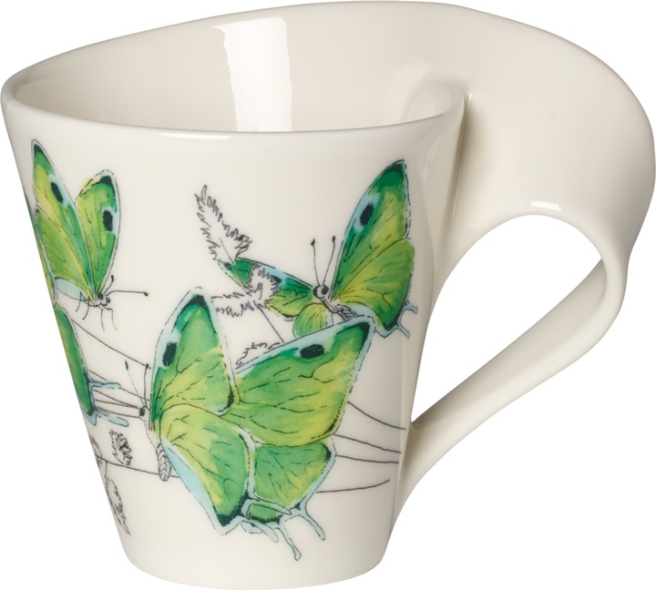 Mug with handle (gift box) NewWave Caffè Deep green hairstreak (300 ml, 1 x)
