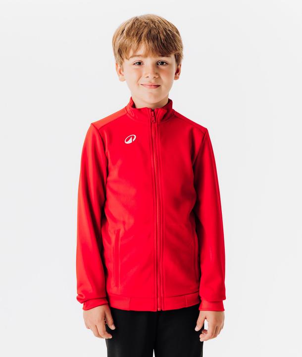 Produktbild Kipsta Kinder Fussball Trainingsjacke - Essential Club rot (140)