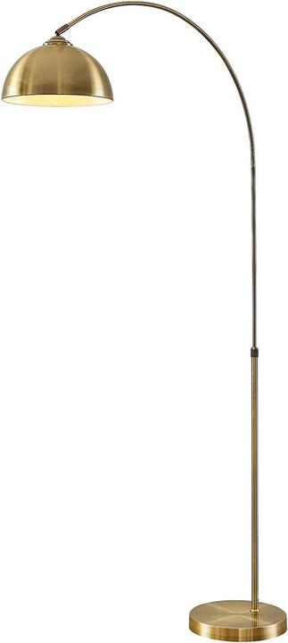 Actual product image Lindby Lennart arched floor lamp, antique brass (E27)