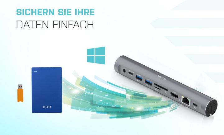 Actual product image i-tec Notebook Stand Dock (USB-C, 8 ports)