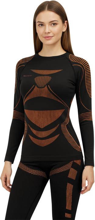 Produktbild Normani 2 x Thermooberteil Langarm Shirt Skiunterwäsche für Damen - 9873 (40, 46, L, XL)