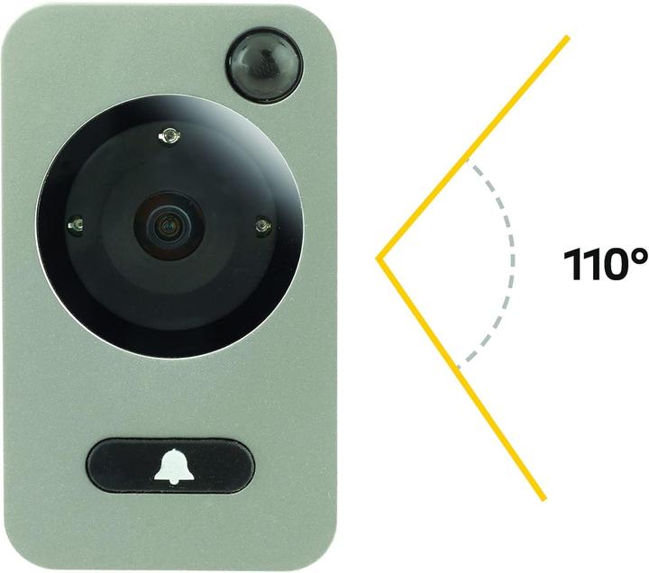 Actual product image Yale digital deurspion - met opnamefunctie (foto en video) en bewegingssensor - DDV5800 (Digital)