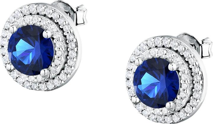 Immagine prodotto Morellato Elegant Silver Earrings With Blue Zircon Tesori Saiw274 (Argento 925)