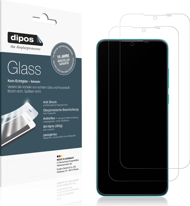 Actual product image Dipos Anti-Shock Screen Protector Matte (1 Piece, Lava Z6)