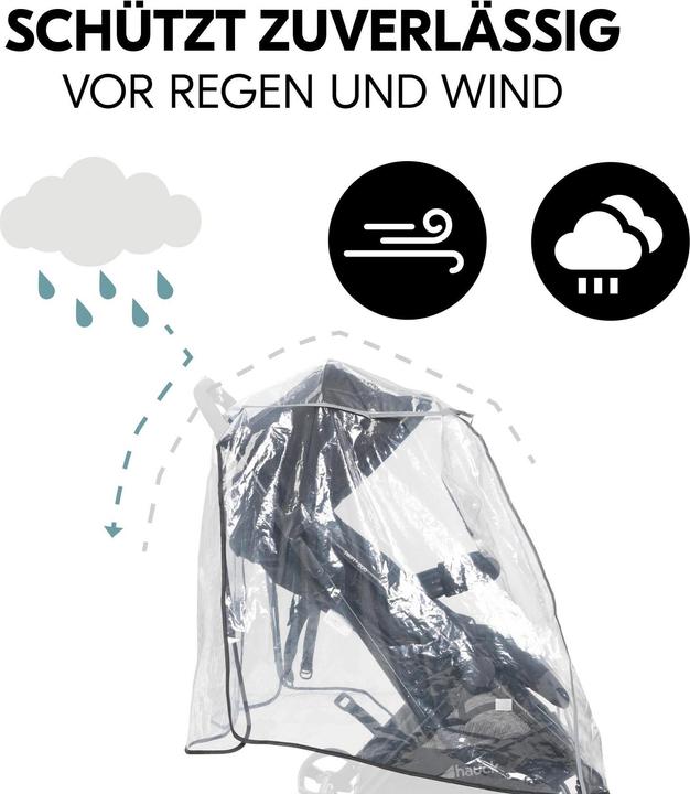 Produktbild Hauck Pushchair Raincover Duo
